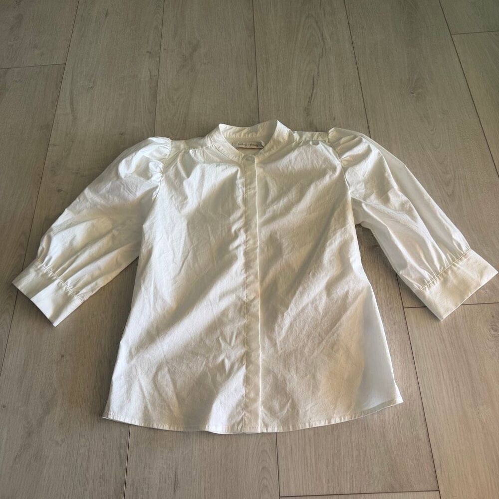 BISHOP + YOUNG cate embellish top size s